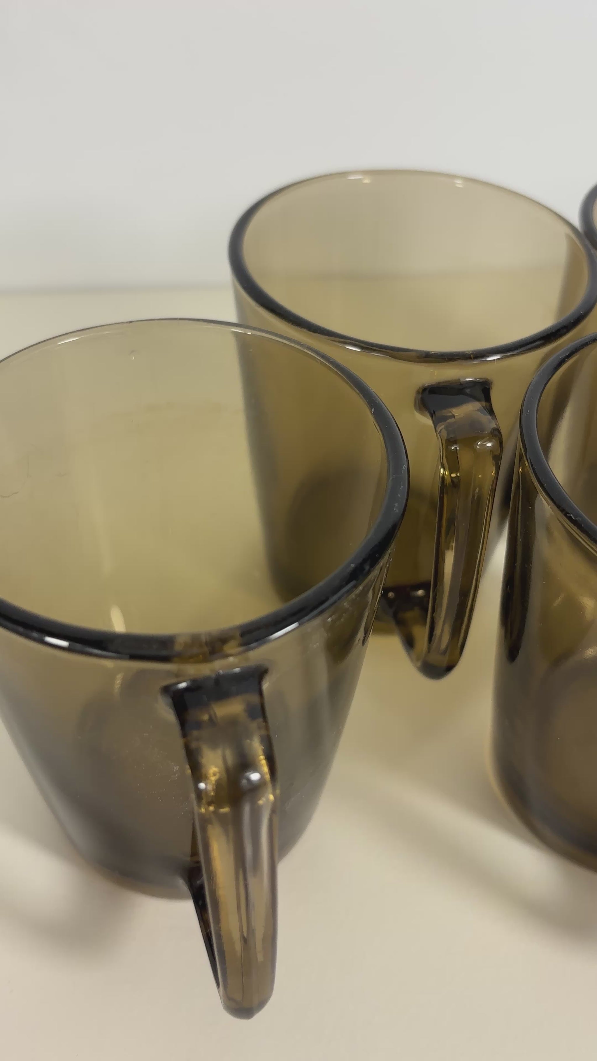 Pyrex Fireside Amber Coffee Mug Set