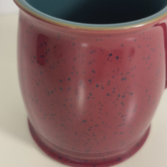 Denby Harlequin Red and Green Tudor Mug