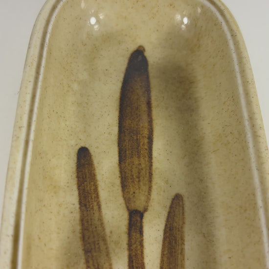 Galleon Ware Canada Cattail Corn on the Cob Serving Dish