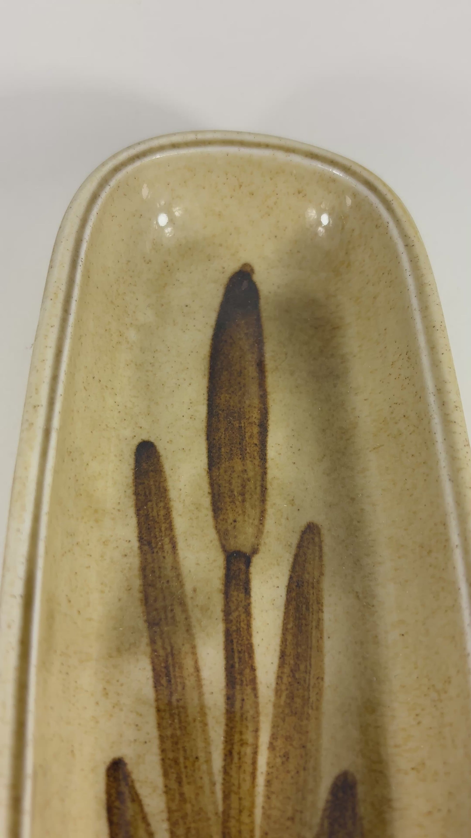 Galleon Ware Canada Cattail Corn on the Cob Serving Dish