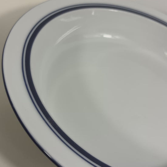 Dansk Christianshavn Blue Rimmed Soup Bowls Portugal
