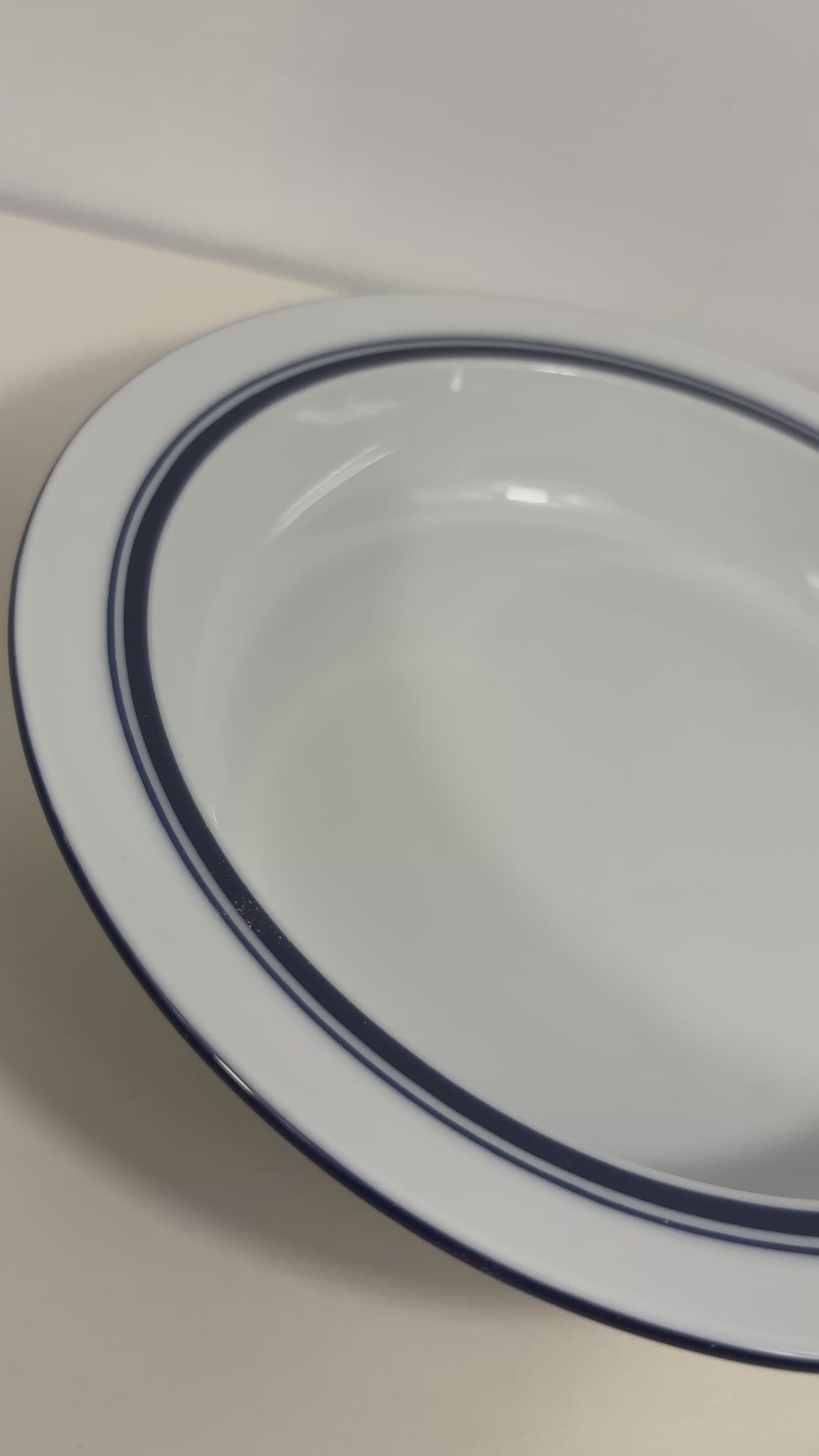 Dansk Christianshavn Blue Rimmed Soup Bowls Portugal
