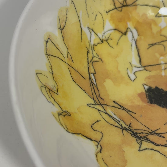 Royal Stafford Yellow Poppy Bowl