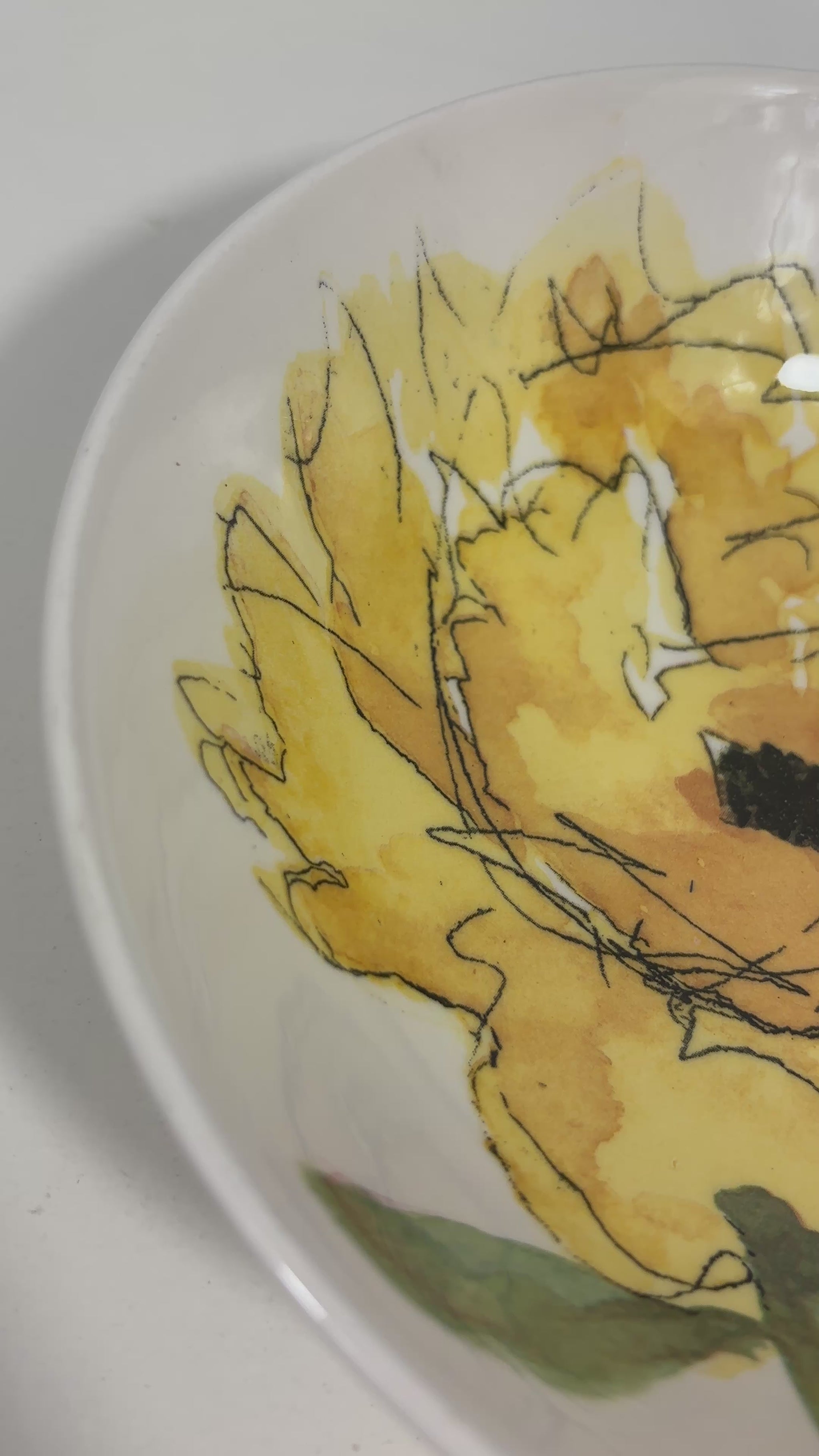 Royal Stafford Yellow Poppy Bowl