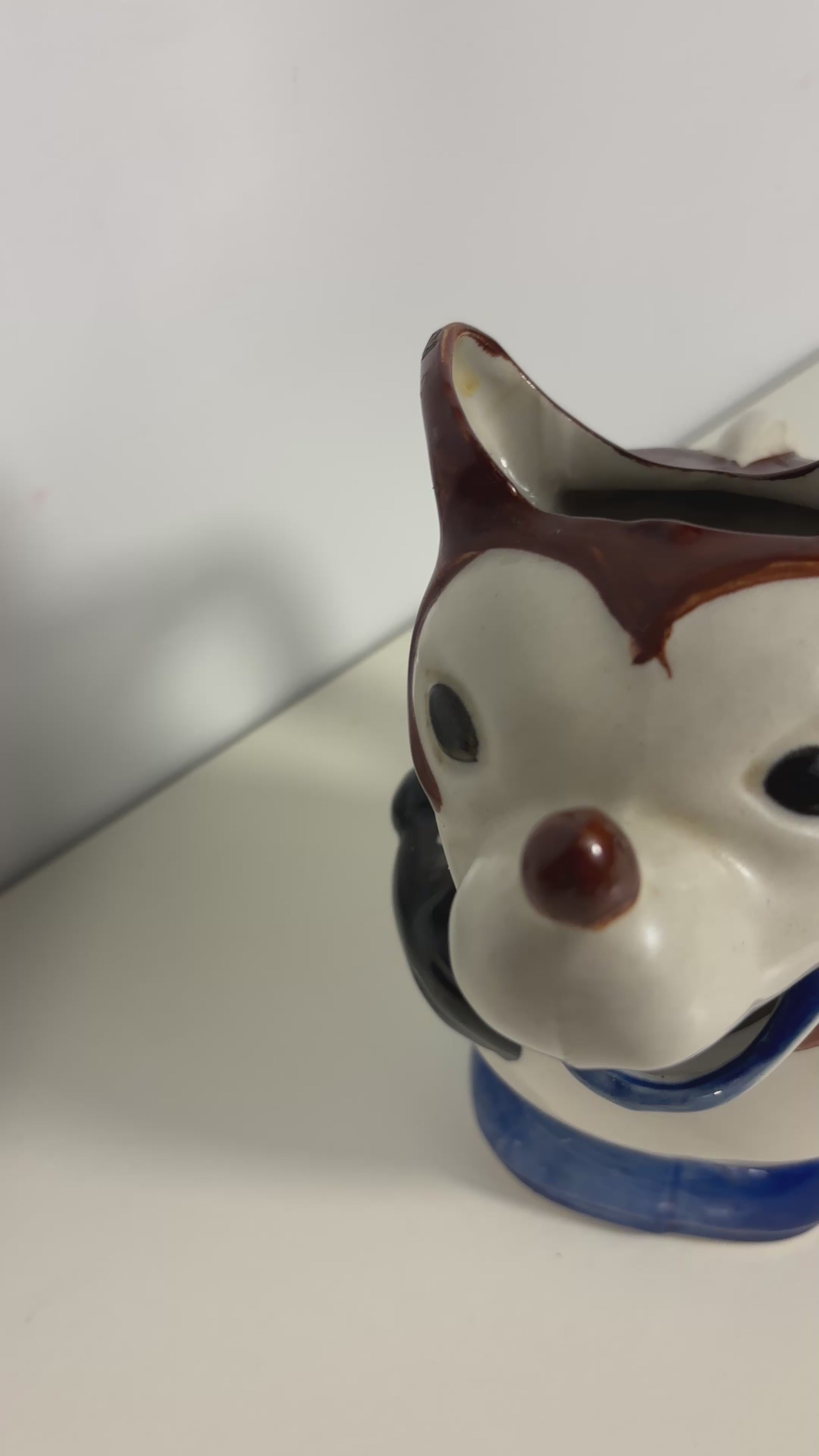 Rare 1930s Mickey Mouse Figural Ceramic Pitcher Creamer