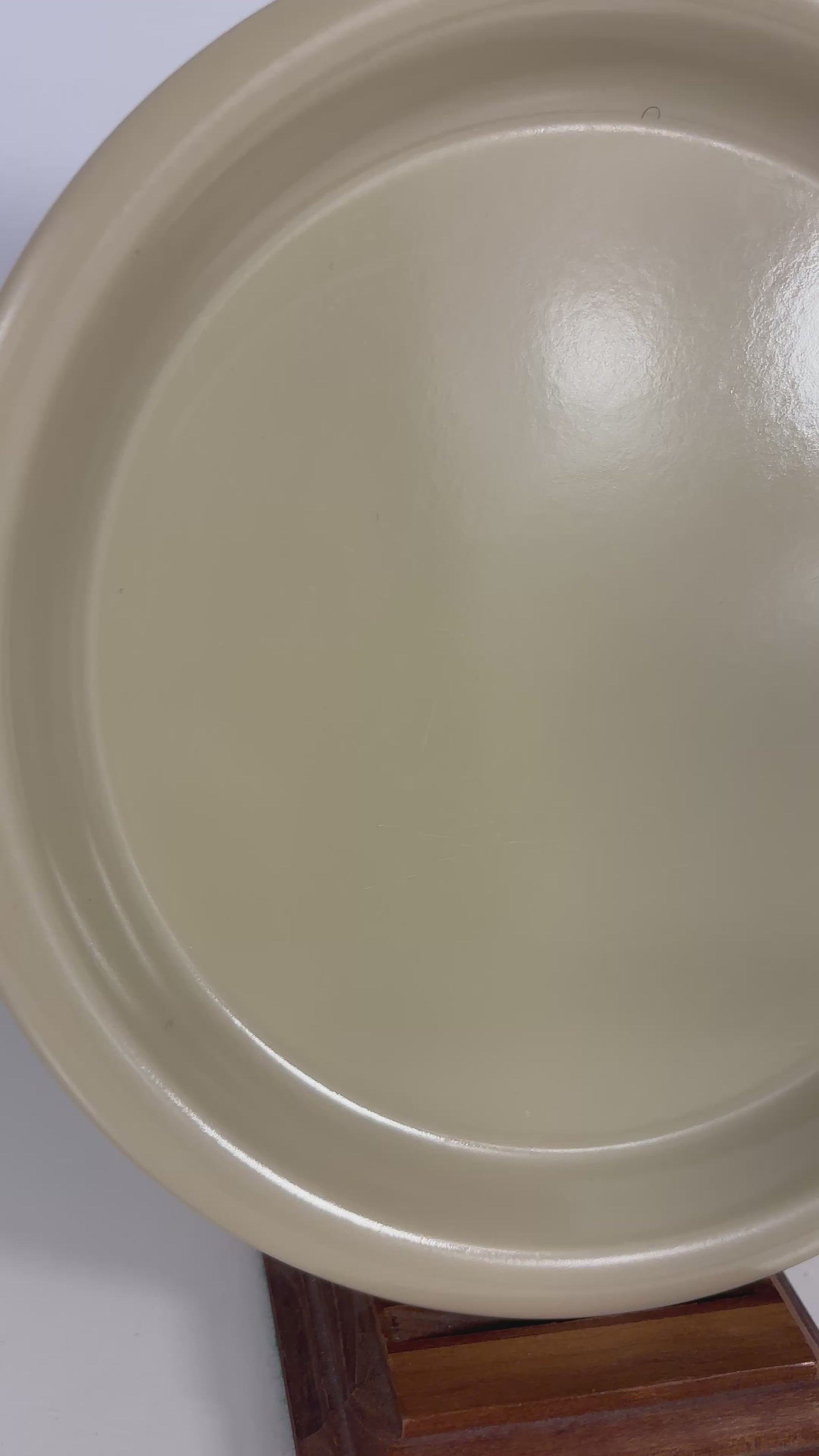 Ingrid Chicago Vintage Beige Melamine Salad Plate