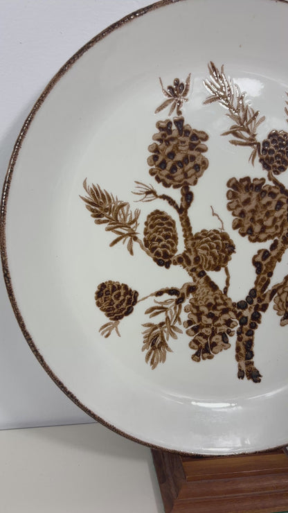 Johnson Brothers Conifer Pinecone Theme Dinner Plates