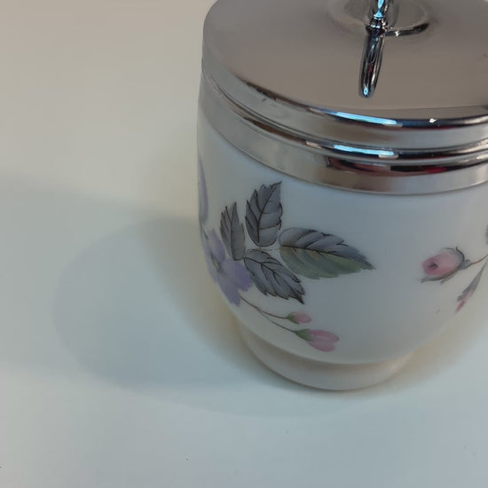 Royal Worcester June Garland Egg Coddler