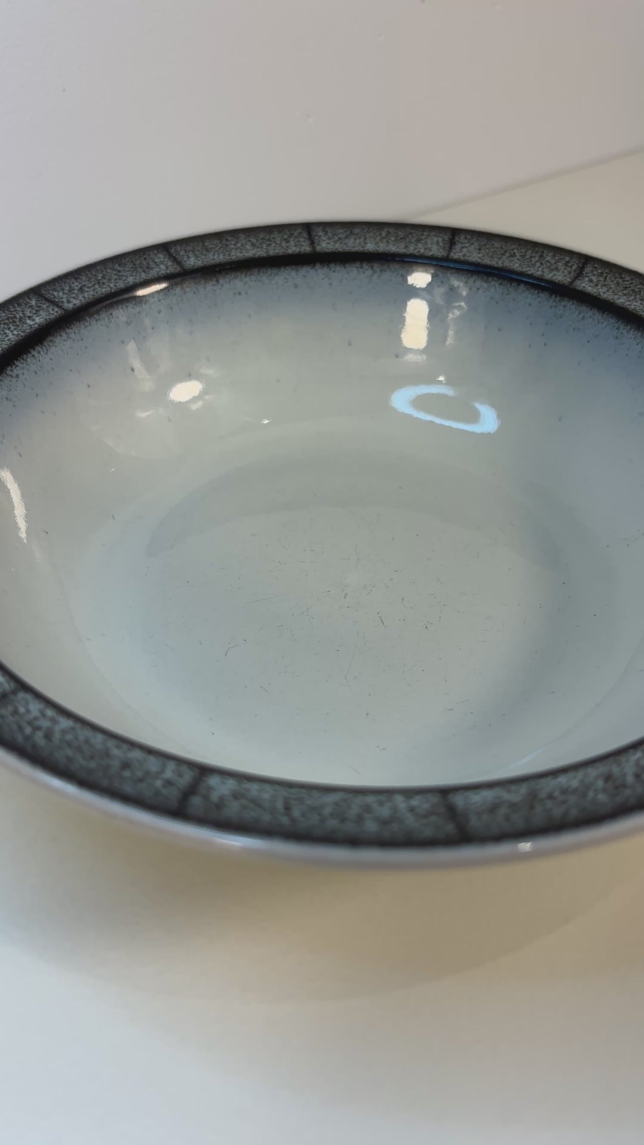 Denby Saturn Rimmed Soup Bowl