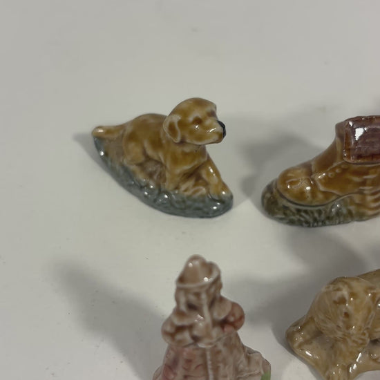 Wade Whimsies Red Rose Tea Lot of Figurines