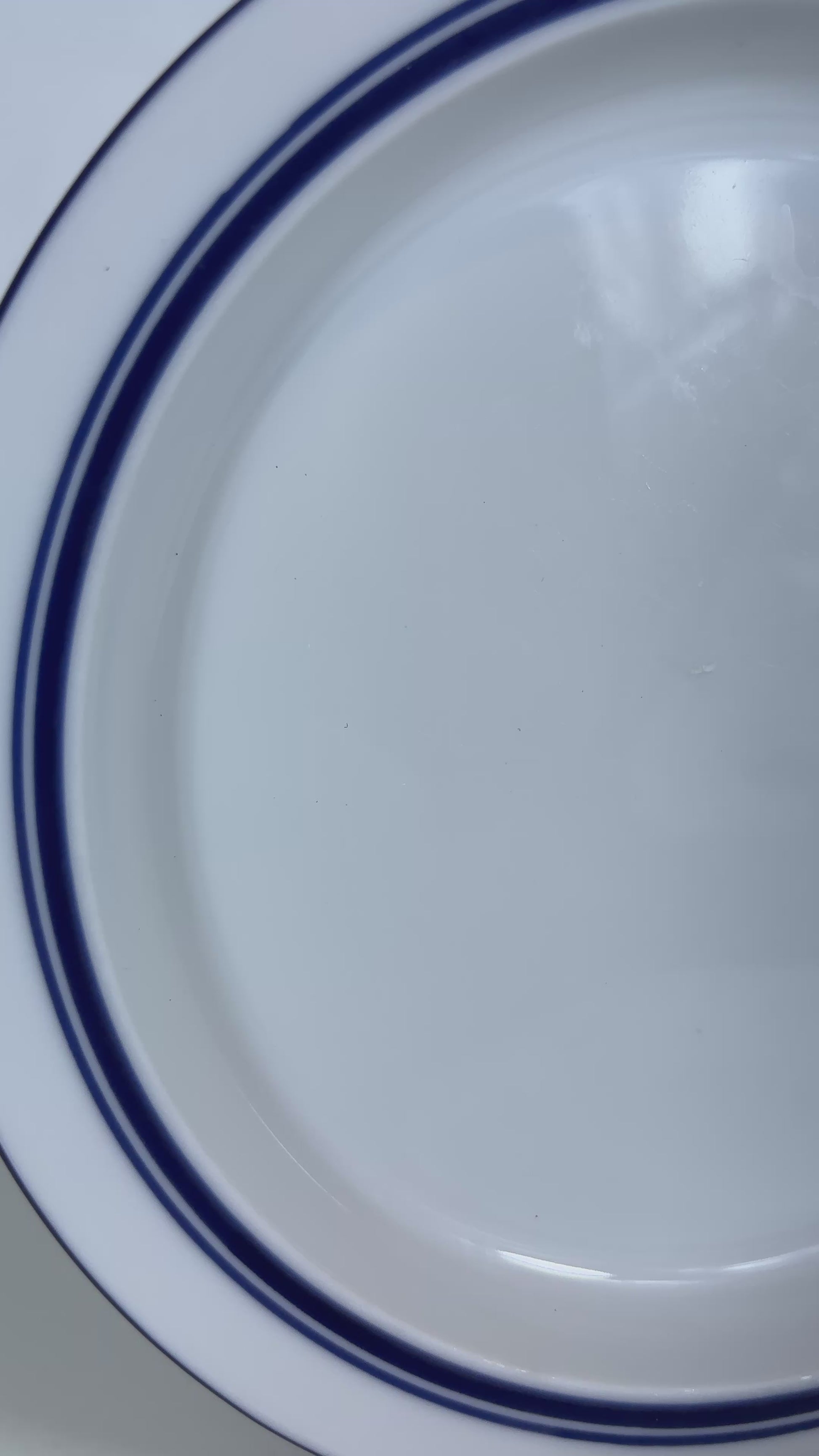 Dansk Christianshavn Blue Bread Plate