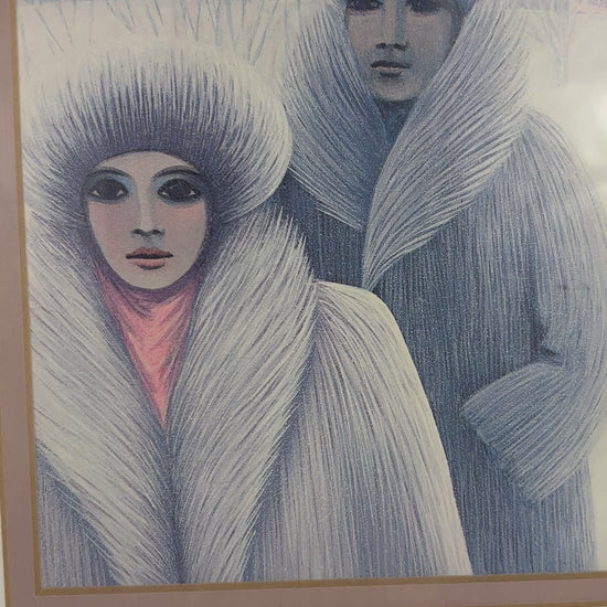 Monique Mercier Symphonie Hivernale Framed Matted Print