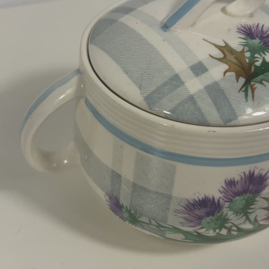 Ringwood Ware Highland Thistle Sugar Bowl