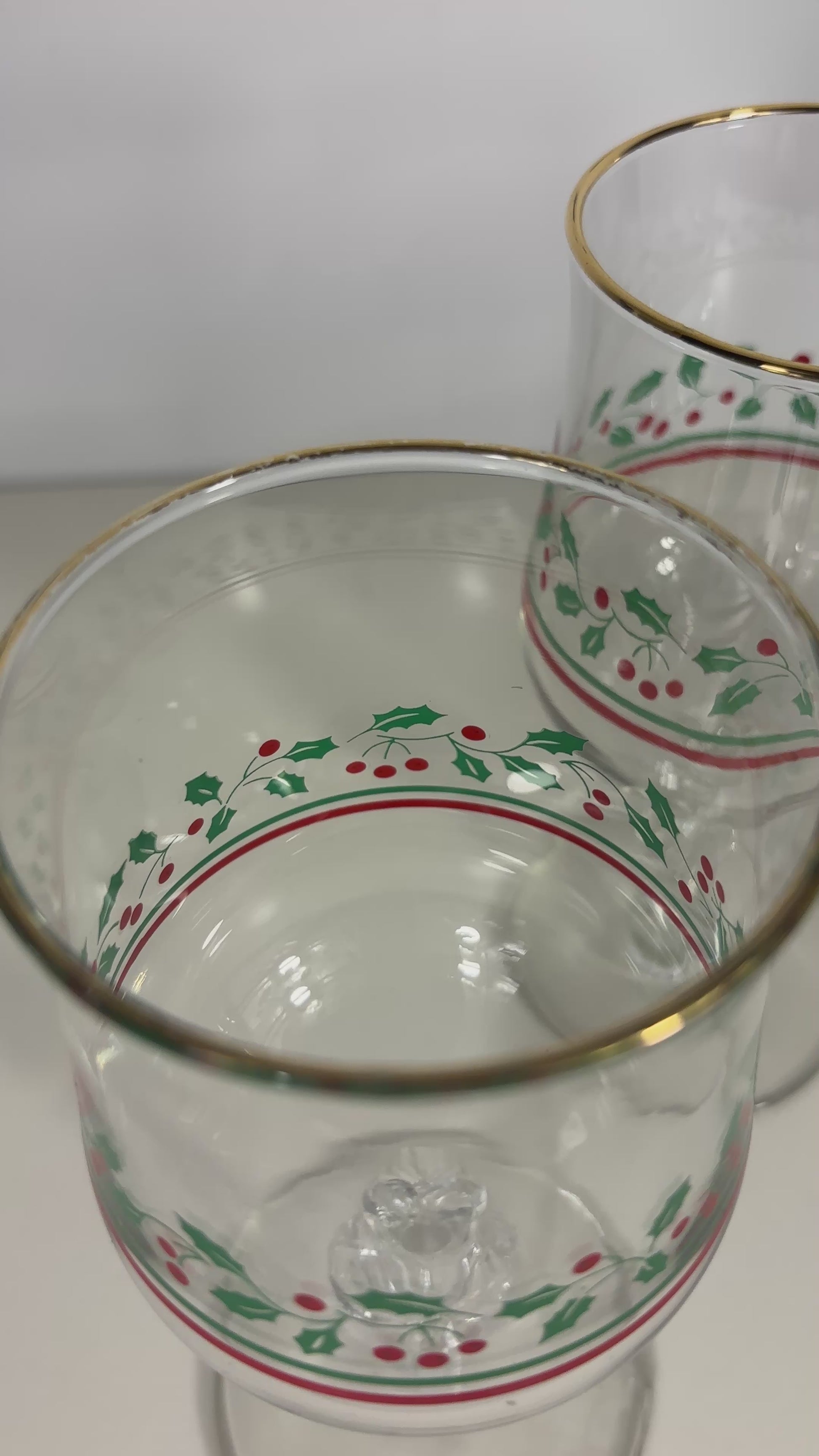 Libbey Arby’s Christmas Collection Wine Glass Set