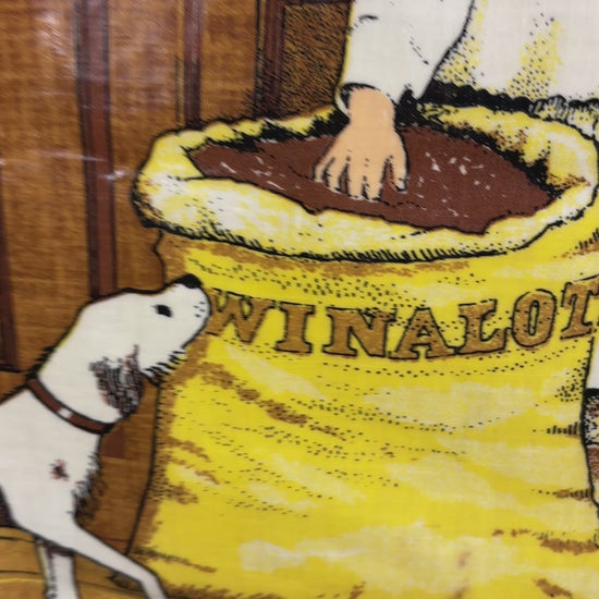 Sari Fabrics Winalot Grocery Store Vinyl BBQ Apron