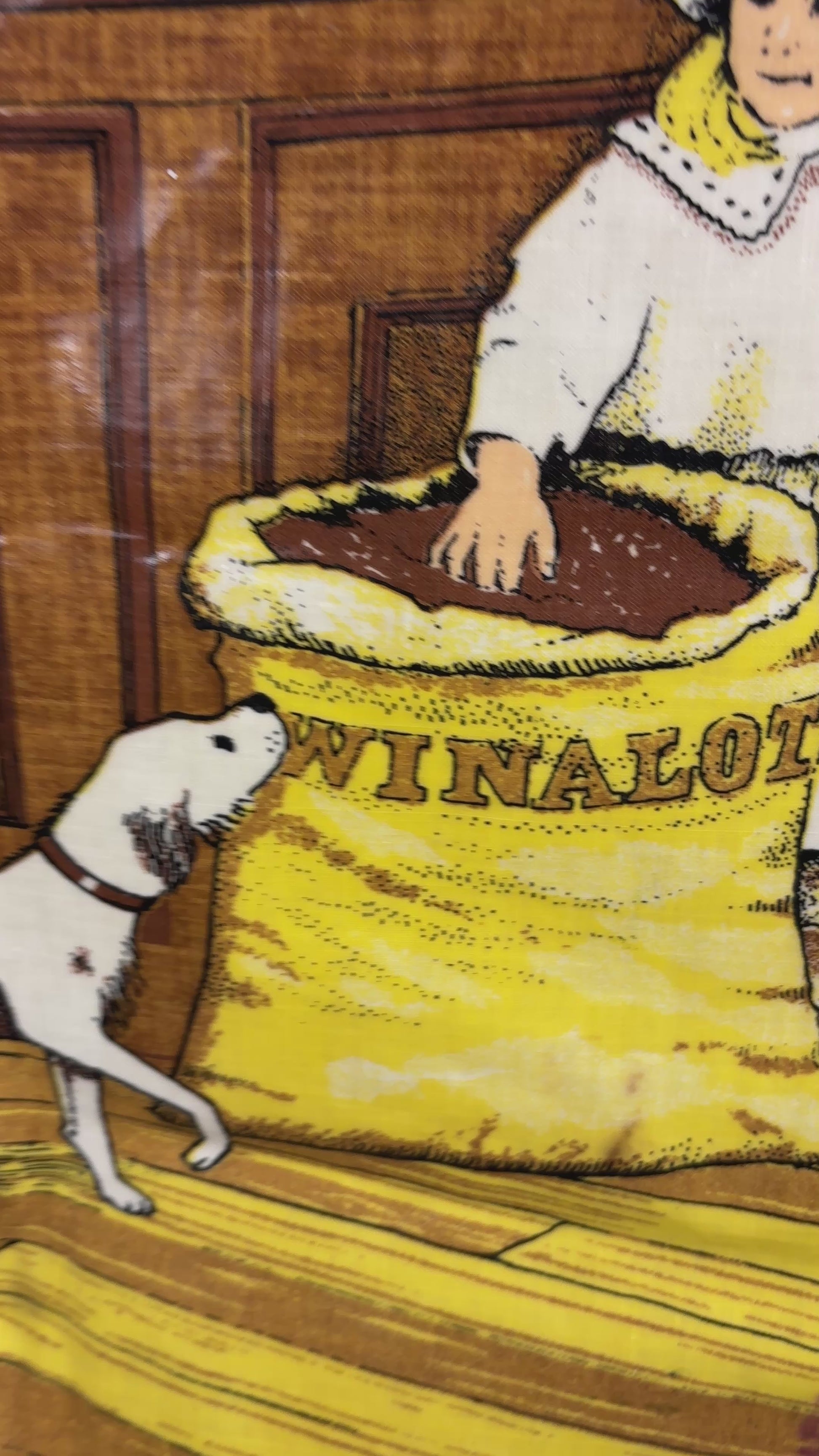 Sari Fabrics Winalot Grocery Store Vinyl BBQ Apron