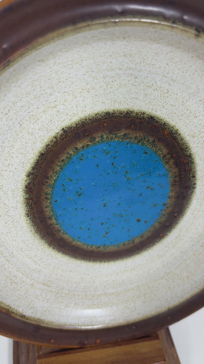 Denby Potters Wheel Blue Bread Plates