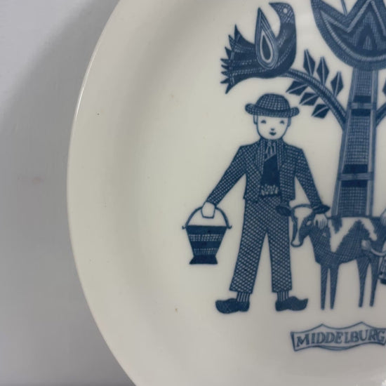 Royal Sphinx Maastricht Middelburg Dutch Folklore Plate