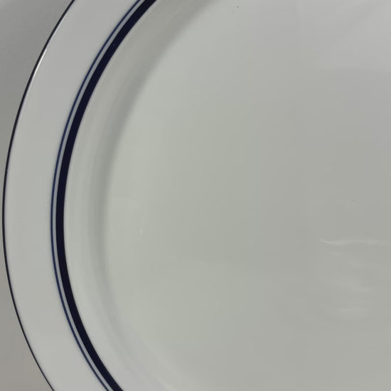 Dansk Bistro Christianshavn Blue Chop Plate Portugal