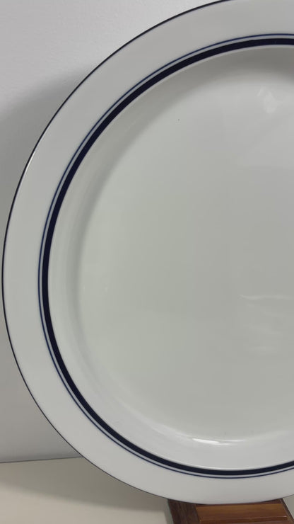 Dansk Bistro Christianshavn Blue Chop Plate Portugal