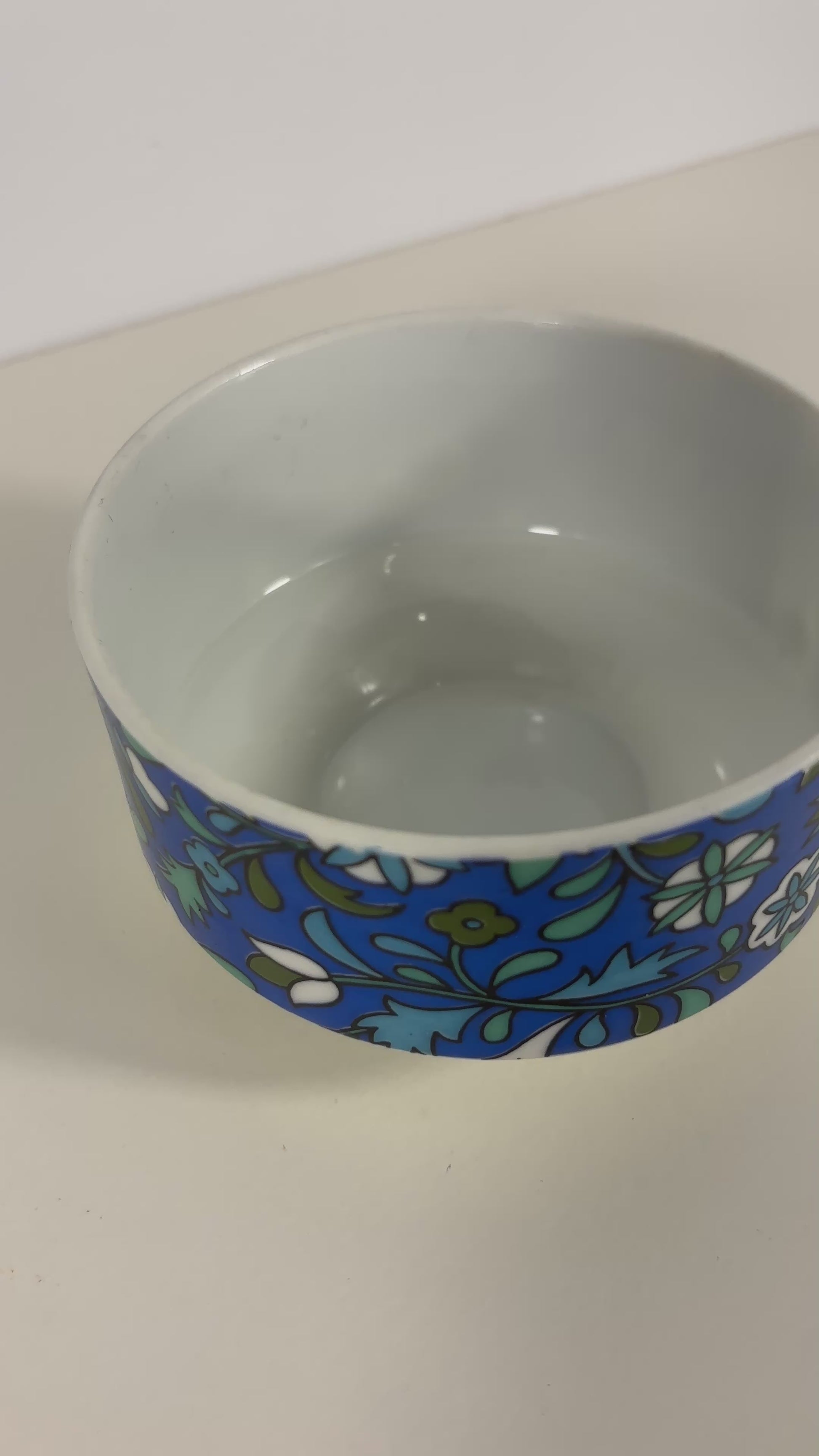Holt Howard Flower Power Floral Flat Latte Cup