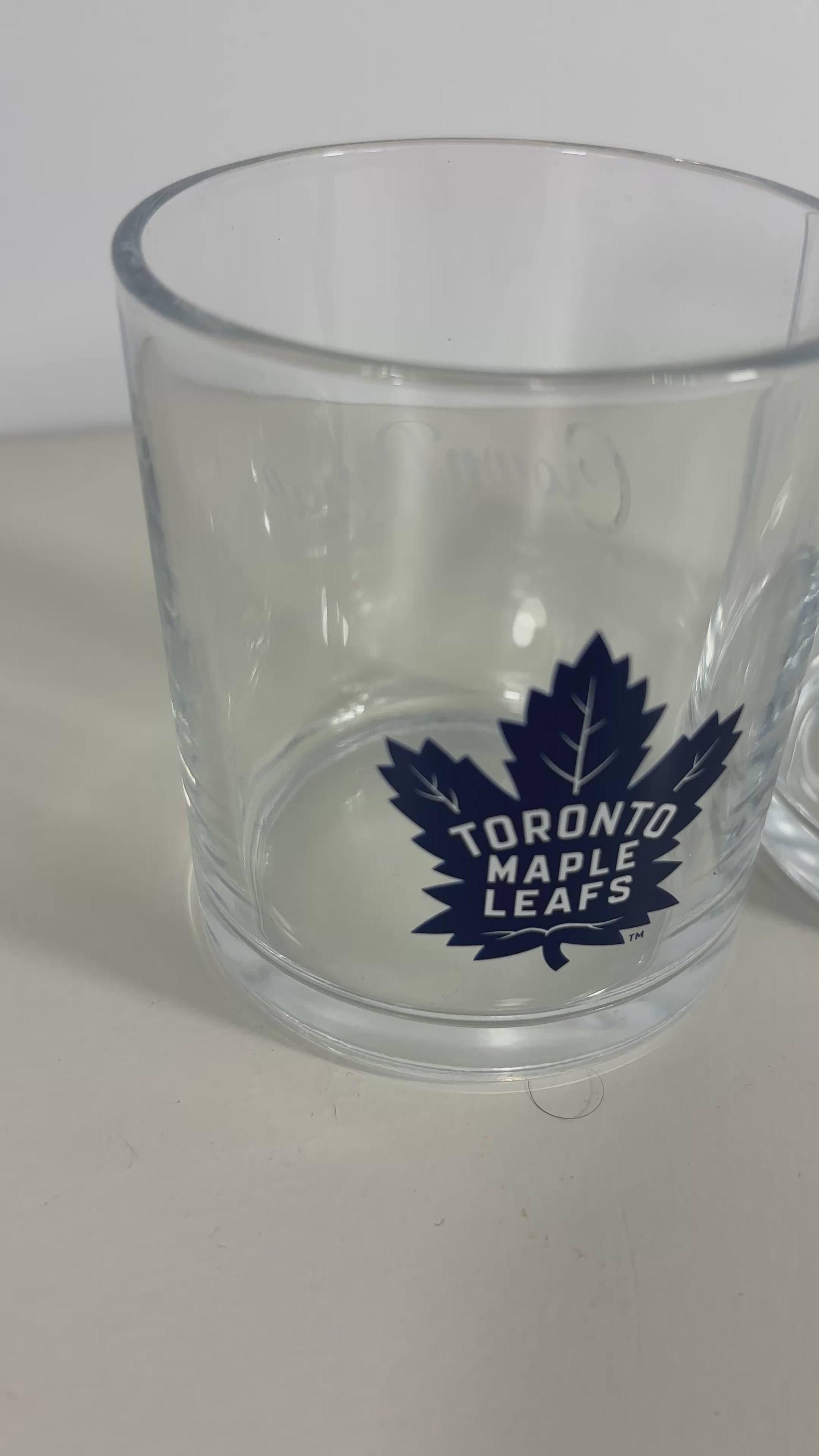 Crown Royal Toronto Maple Leafs Rock Glasses Set