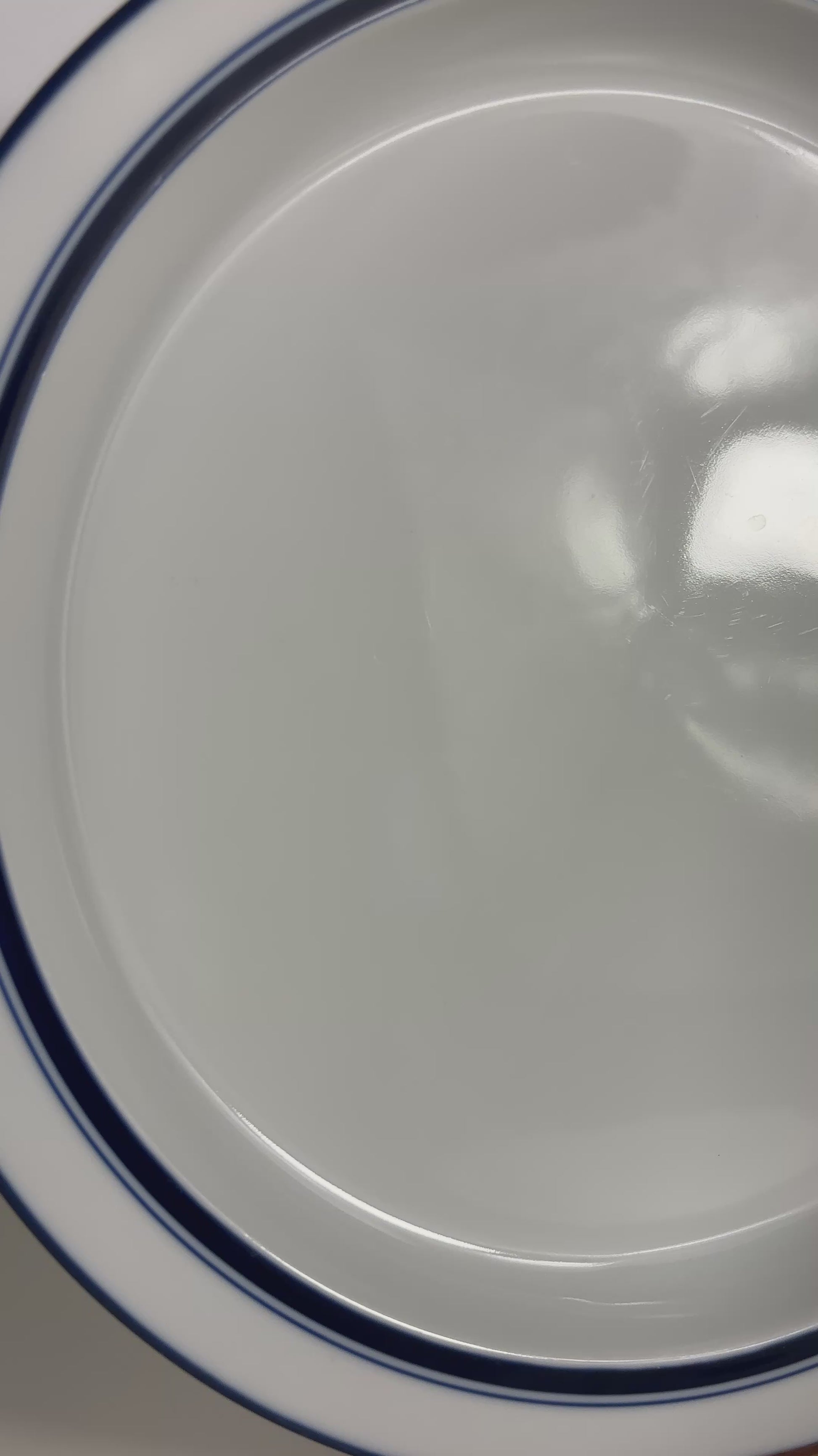 Dansk Bistro Christianshavn Blue Dinner Plate
