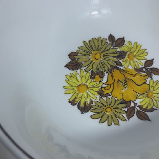 Johnson Brothers Charmaine Yellow Flowers Soup Bowls
