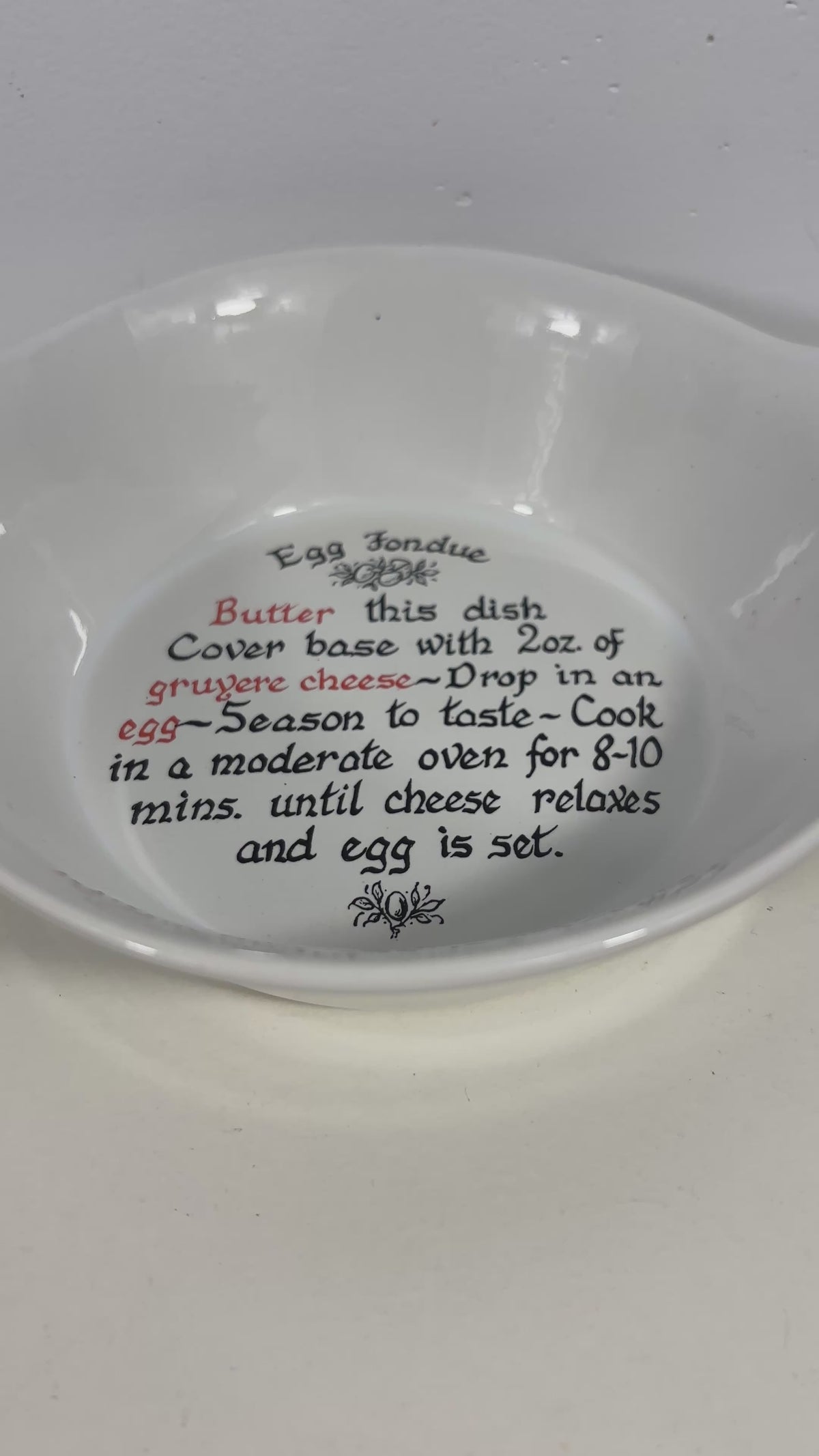 TG Green Epicure Egg Fondue Soufflé Dish