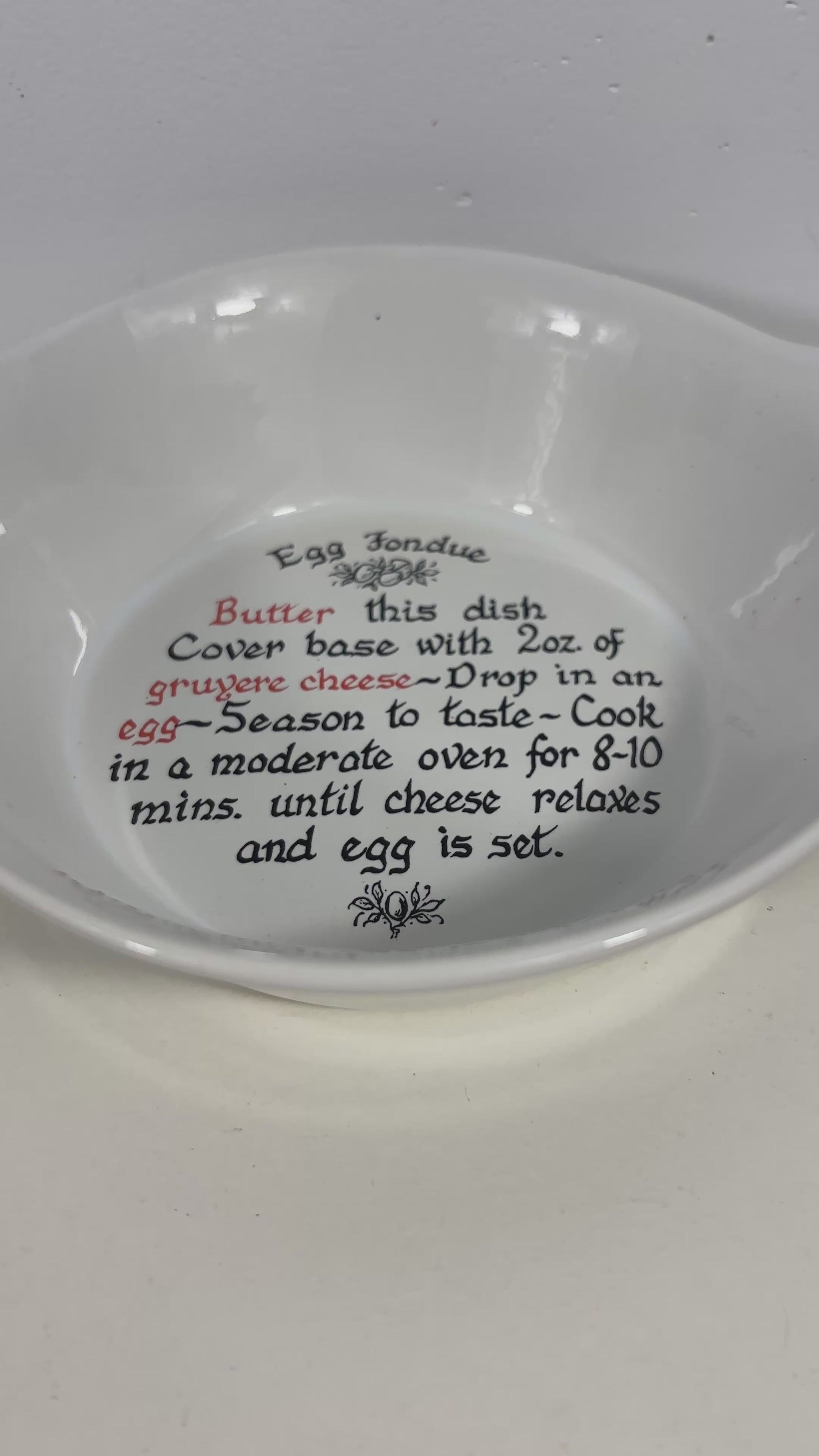 TG Green Epicure Egg Fondue Soufflé Dish