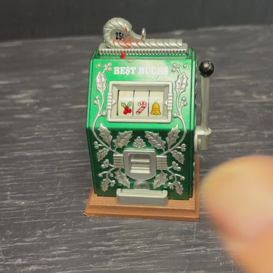 Hallmark Best Bucks Slot Machine Christmas Ornament
