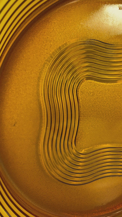 Duralex Ondine Amber Glass Serving Plate