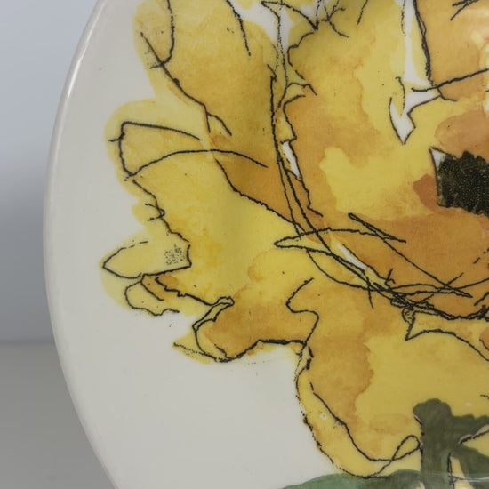 Royal Stafford Yellow Poppy Salad Plate