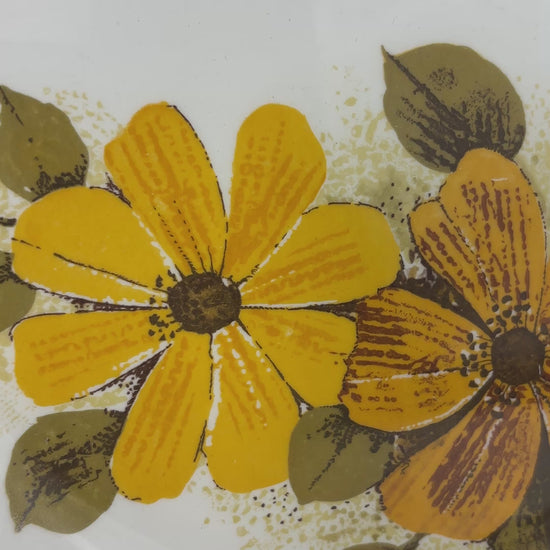 Myott MYO54 Orange Flower Dinner Plate