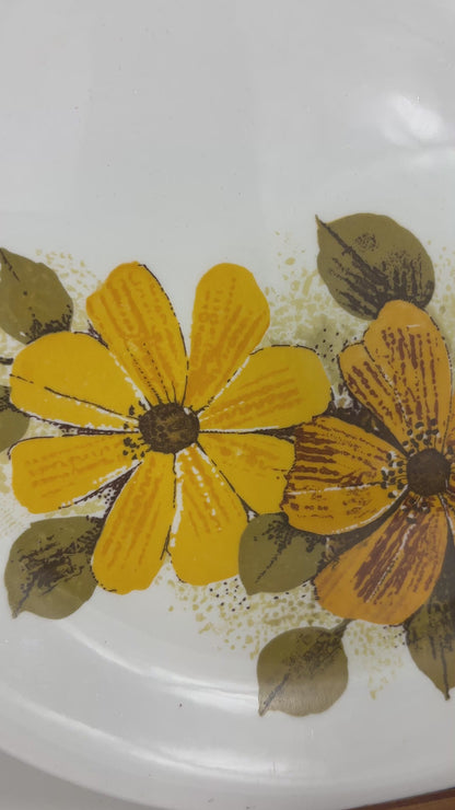 Myott MYO54 Orange Flower Dinner Plate