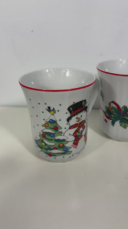 Arpo Romania Christmas Theme Mug Teacup Set