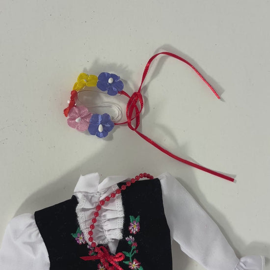 Vintage Barbie Traditional Polish Folk Outfit