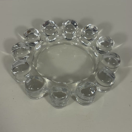 Anchor Hocking Boopie Bubble Clear Glass Ashtray