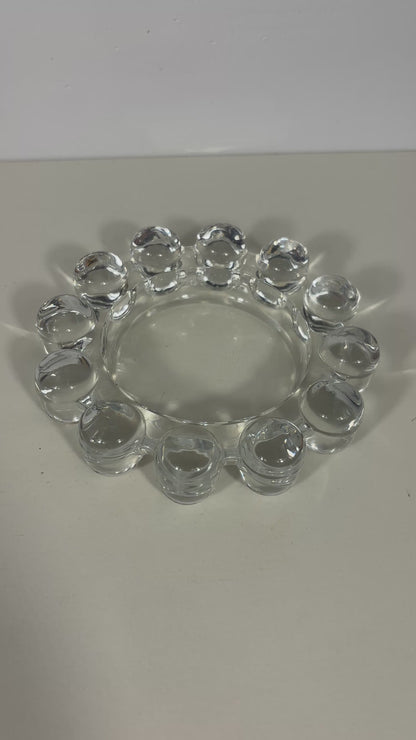 Anchor Hocking Boopie Bubble Clear Glass Ashtray