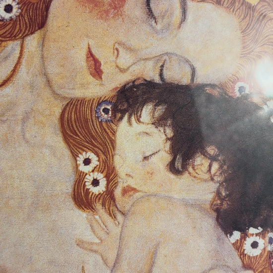 Gustav Klimt Mother and Child Framed Print