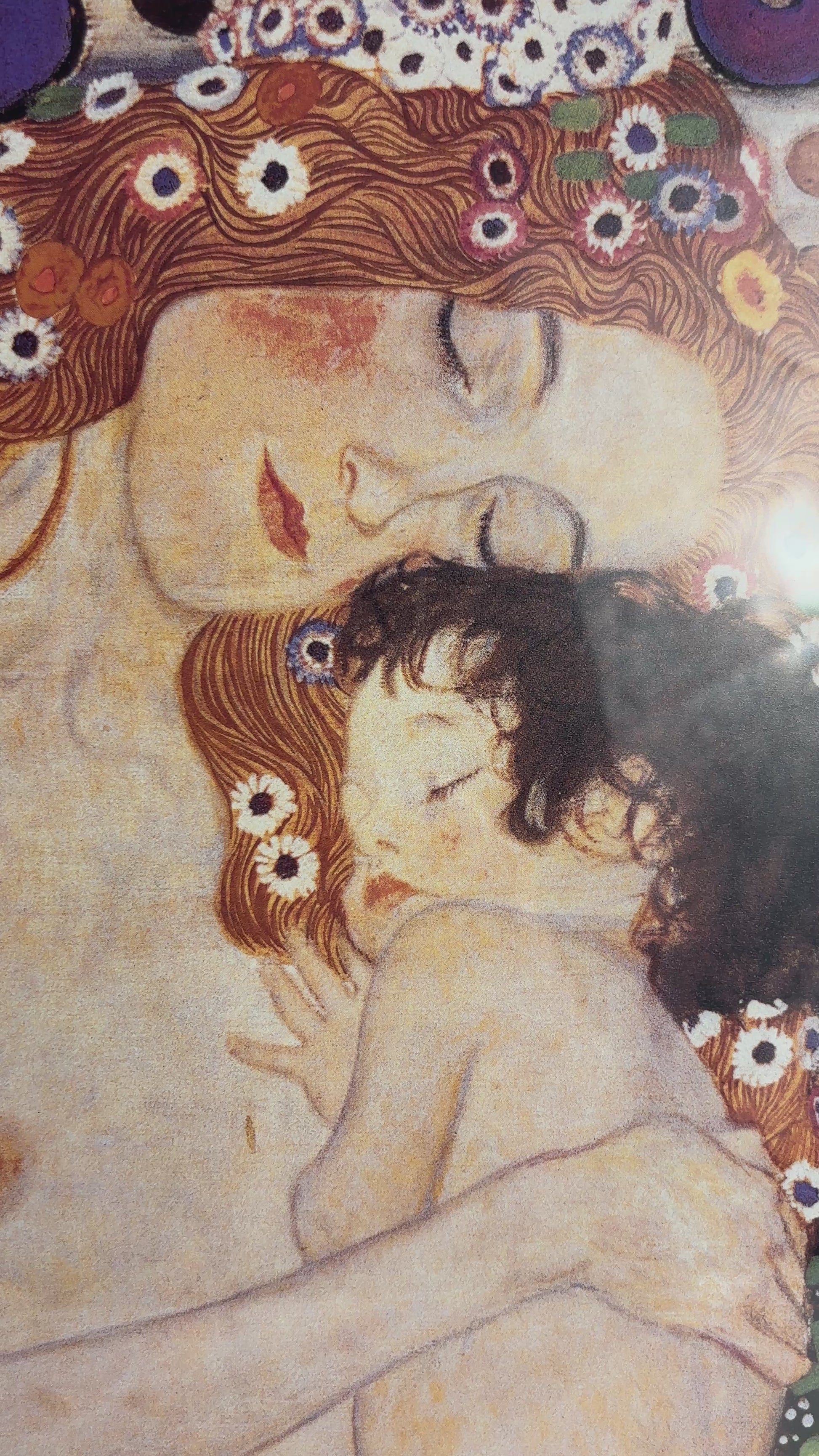 Gustav Klimt Mother and Child Framed Print