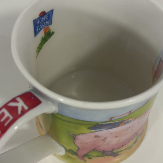 Dunoon Emma Ball Home Farm Pig Theme Mug