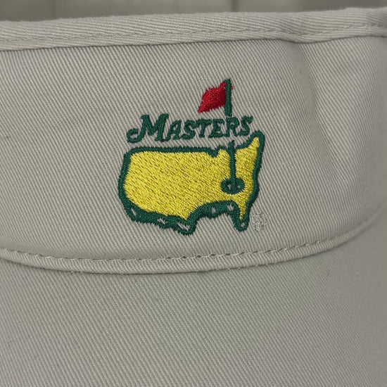 Masters Golf Tournament Beige Golf Visor