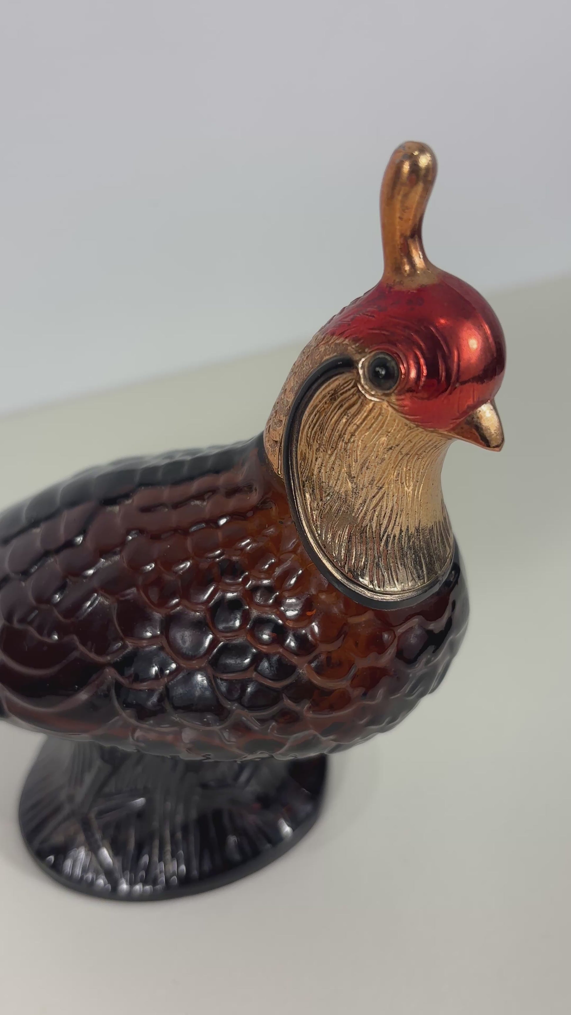 Vintage Avon Quail Decanter