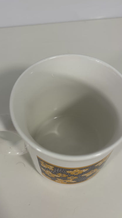 Staffordshire Potteries Mary Quant Floral Theme Mug