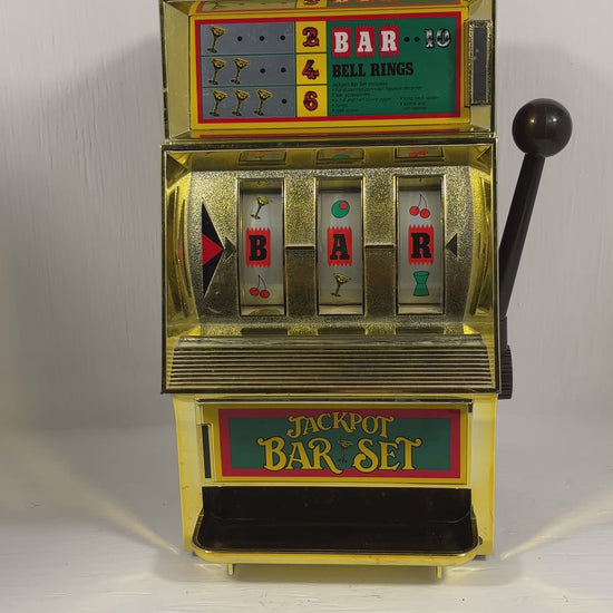 Waco One Armed Bartender Slot Machine Shaped Bar Display