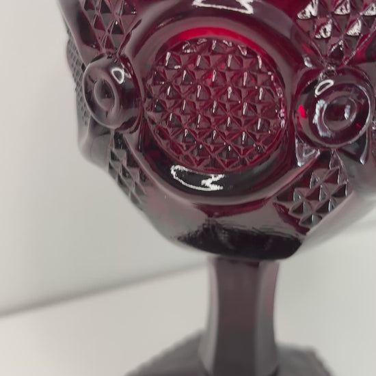 Avon Cape Cod Red Goblet