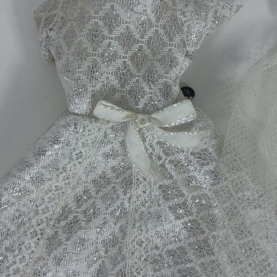 Barbie Vintage Lace Wedding Gown and Veil