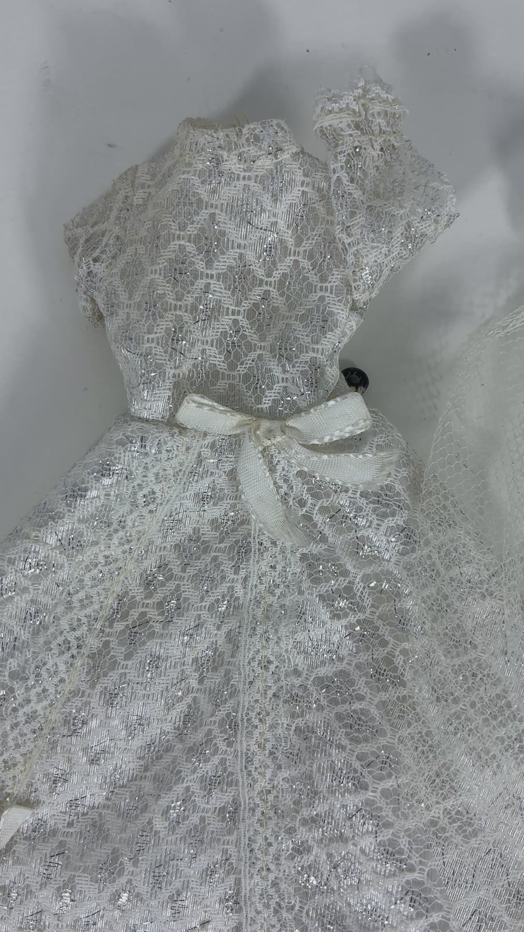 Barbie Vintage Lace Wedding Gown and Veil