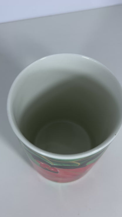 Dunoon Caroline Bessey Golden Poinsettia Mug